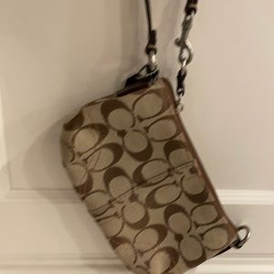 Coach wristlet with wallet